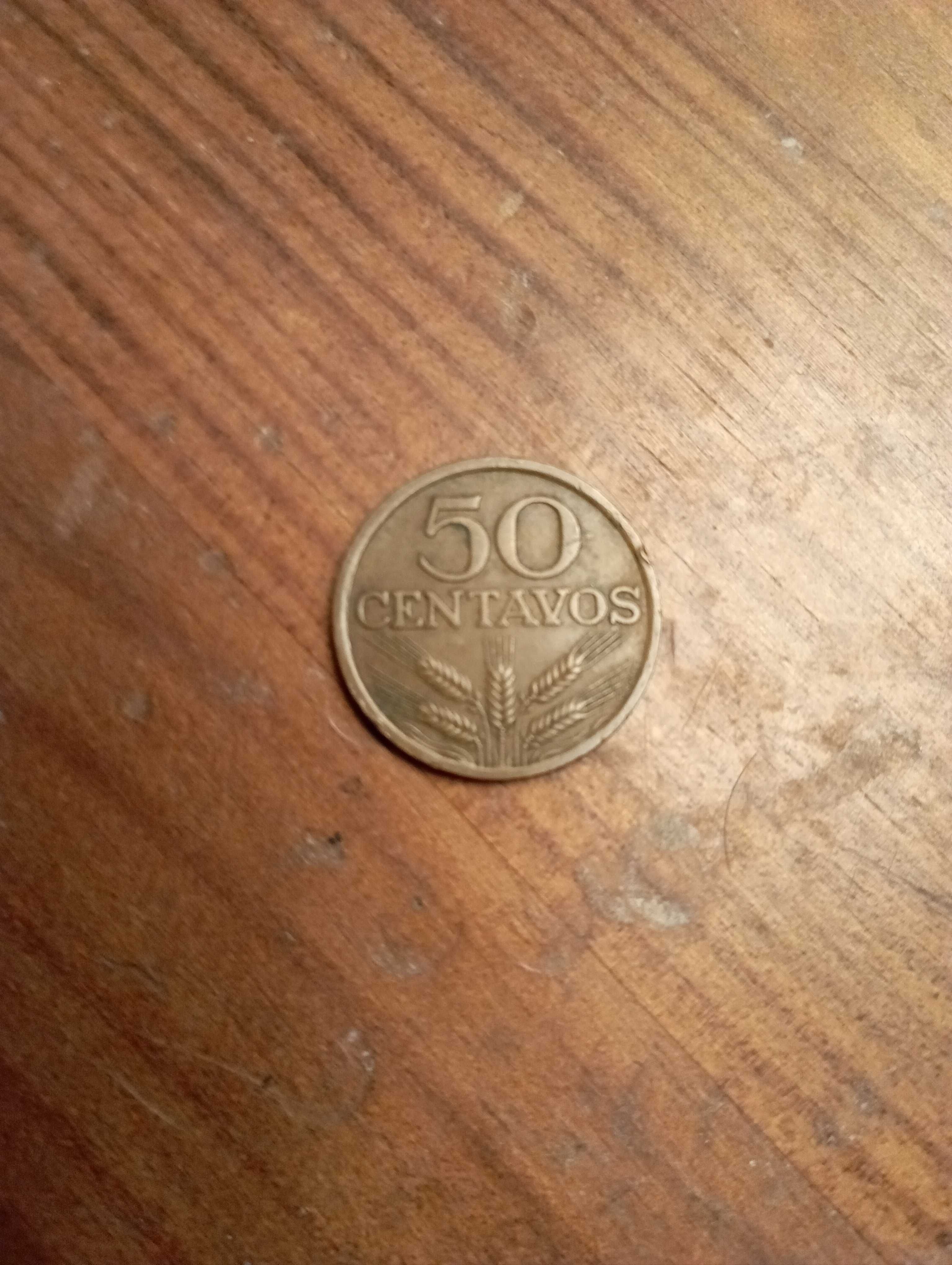 Moedas 50 centavos Escudo português