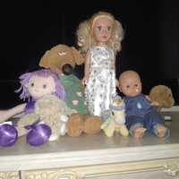 Куклы, игрушки, пакет игрушек, пупс, большая кукла, мягкие игрушки
