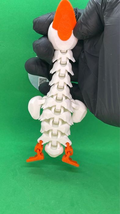 Рулива іграшка Гусак, Гусь 3д друк