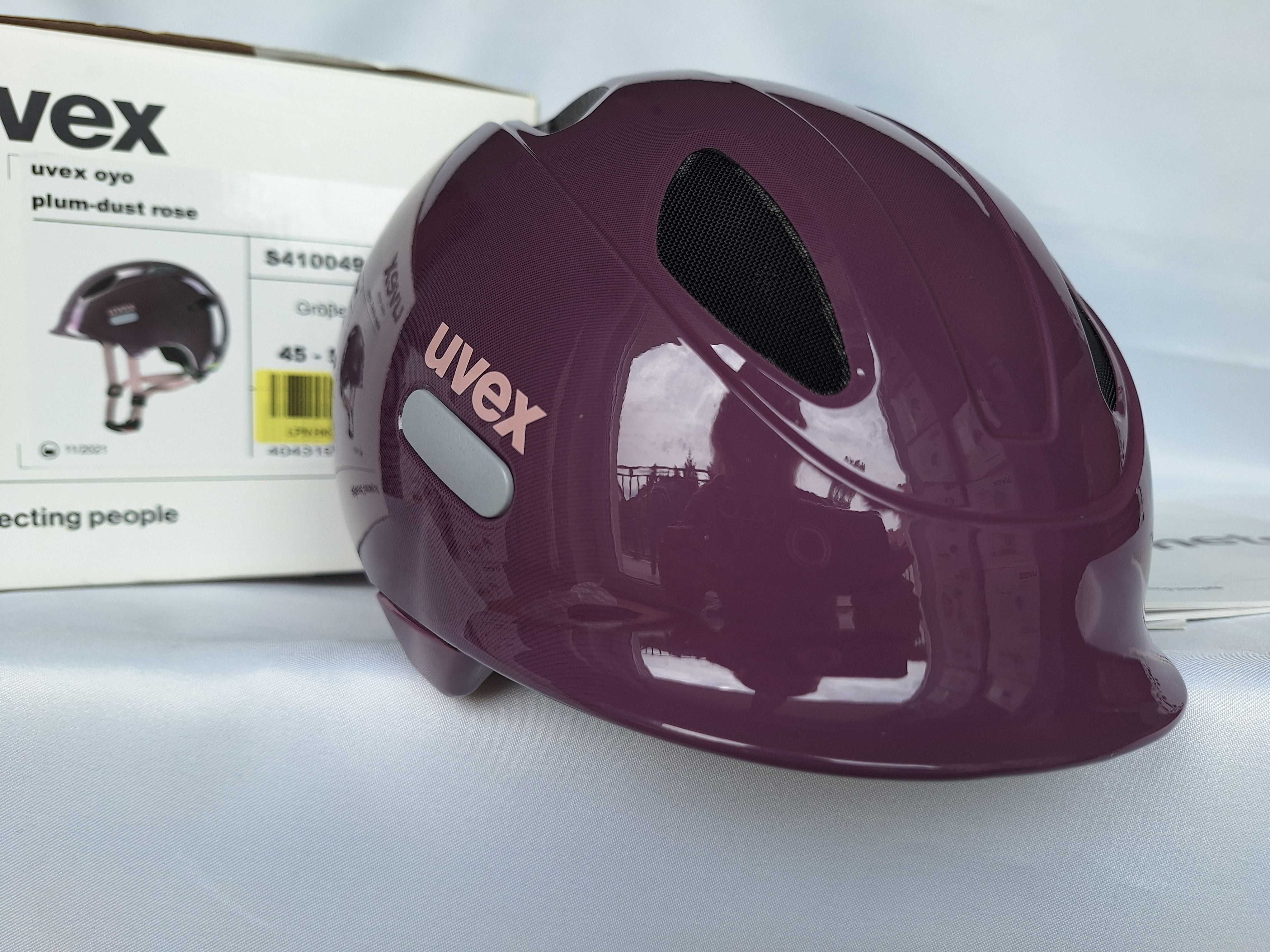 Kask rowerowy dziecięcy Uvex Oyo Plum Dust Rose XS 45-50cm