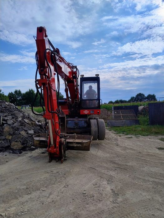 koparka  kołowa skarpowa hydrauliczna  zamiana ladowarka minikoparka