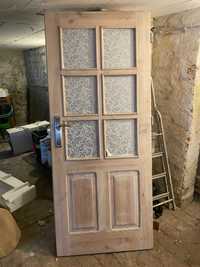 Drzwi drewniane wewnętrzne 80x200