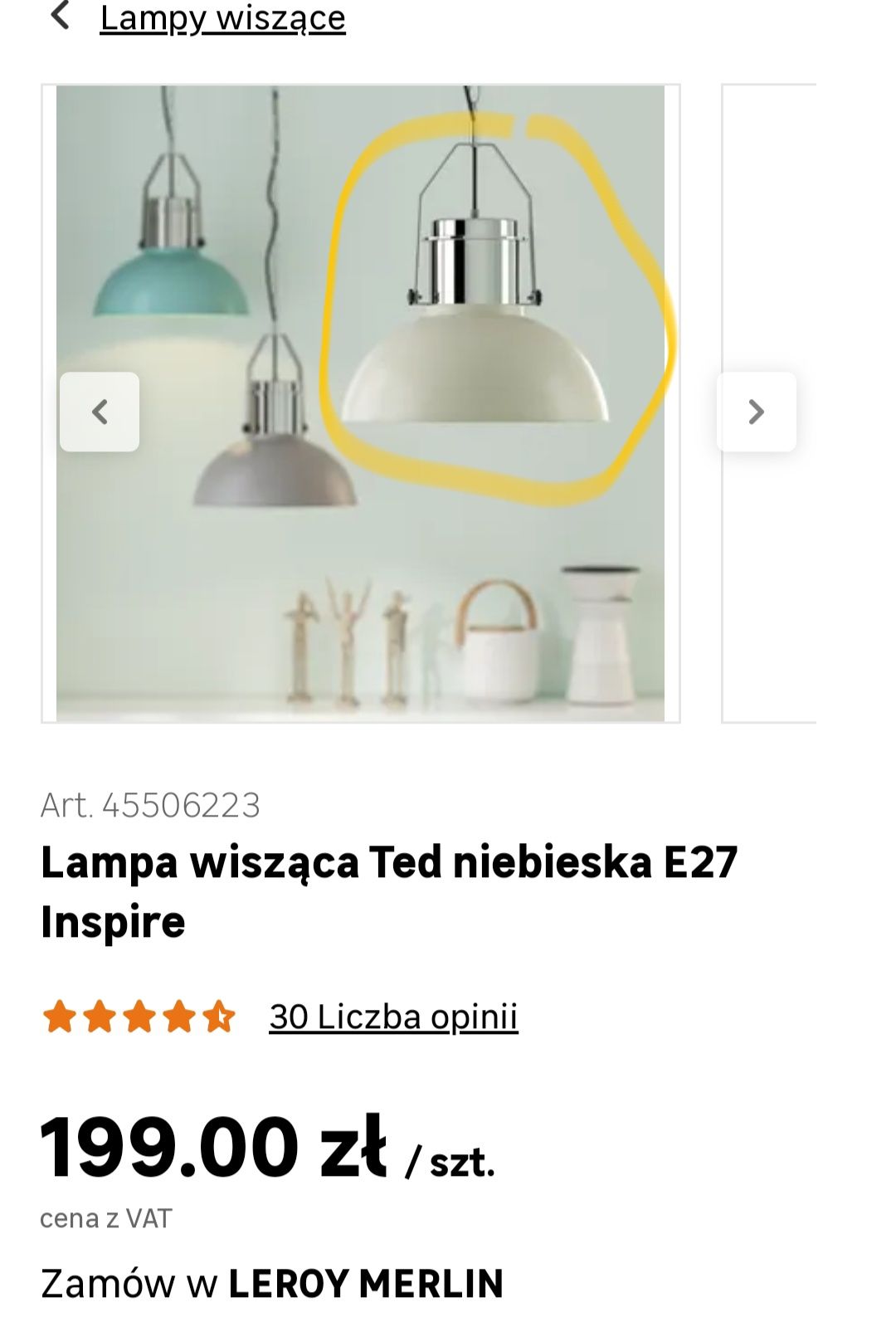 Sprzedam używaną lampę