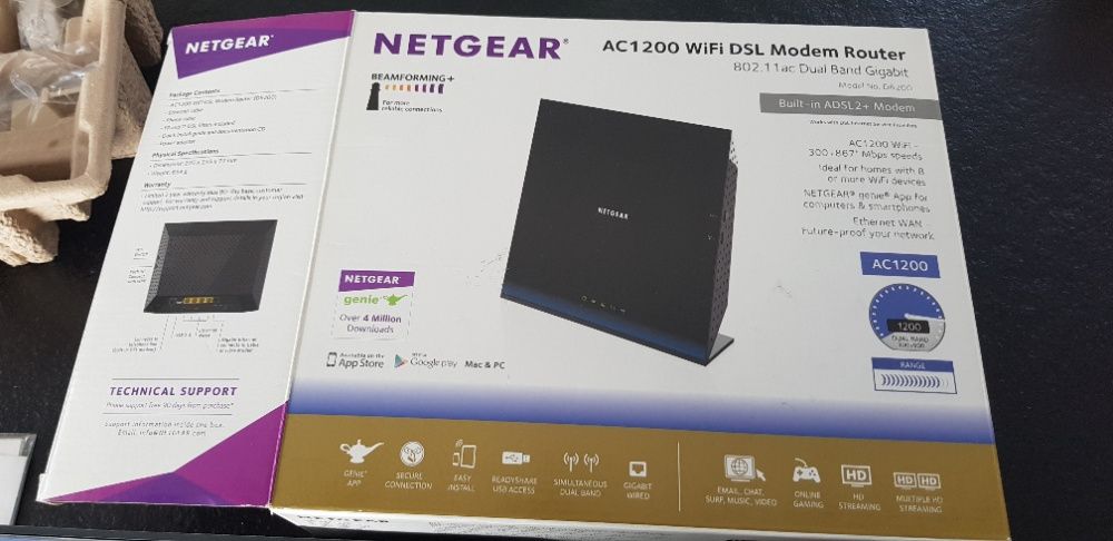 Router Netgear AC 1200 Dual Band 802.11ac ruter