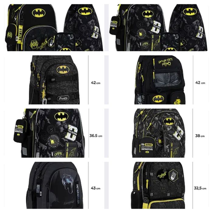 Рюкзак kite Batman ортопедичний для хлопчика
