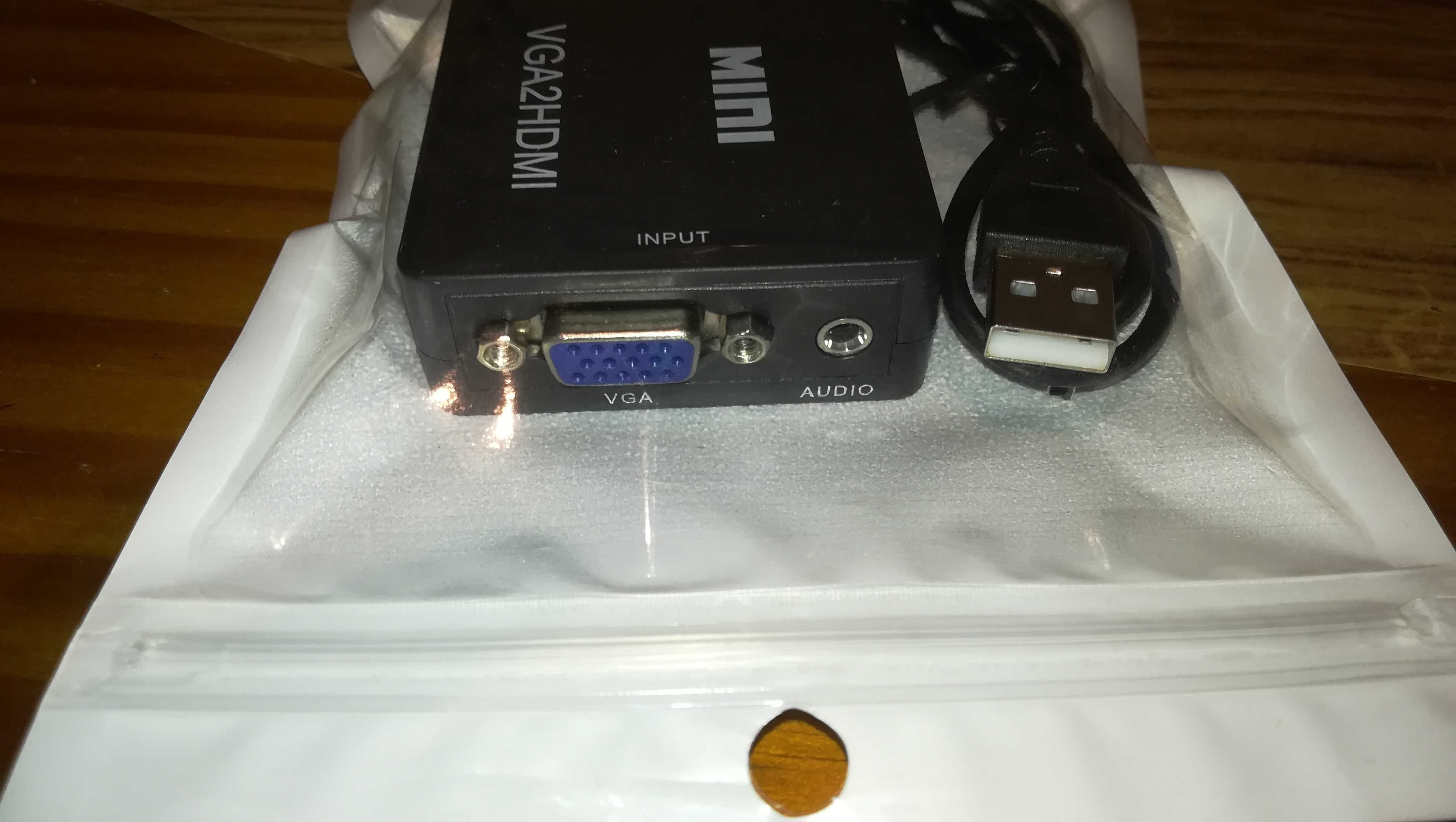 Conversor VGA para HDMI - Novo e Lacrado.