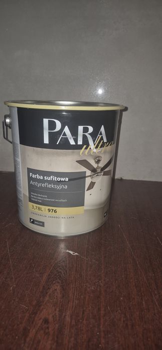 Farba sufitowa antyrefleksyjna  firmy Para