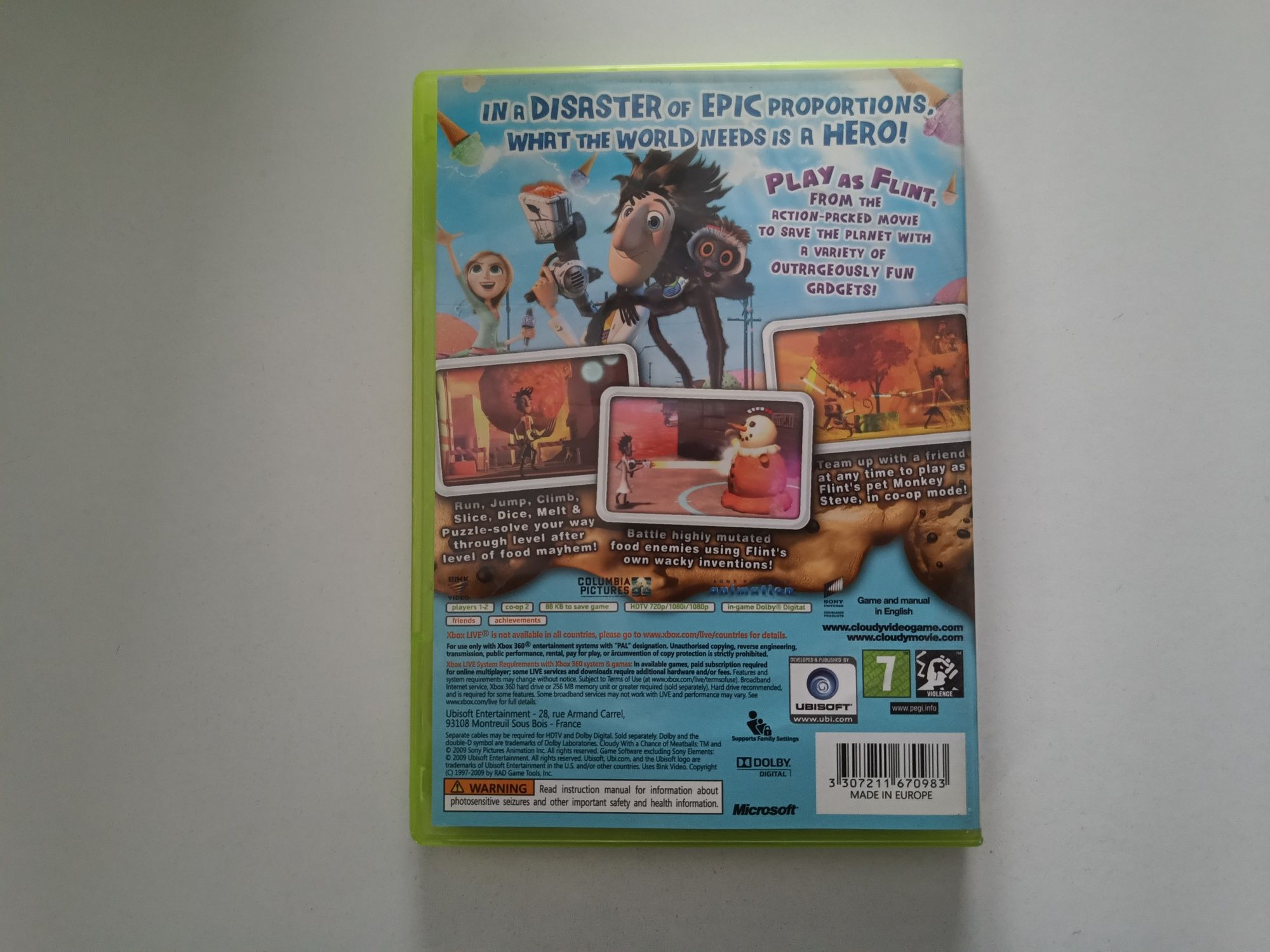 Gra Xbox 360 Cloudy With a Chance Of Meatballs...