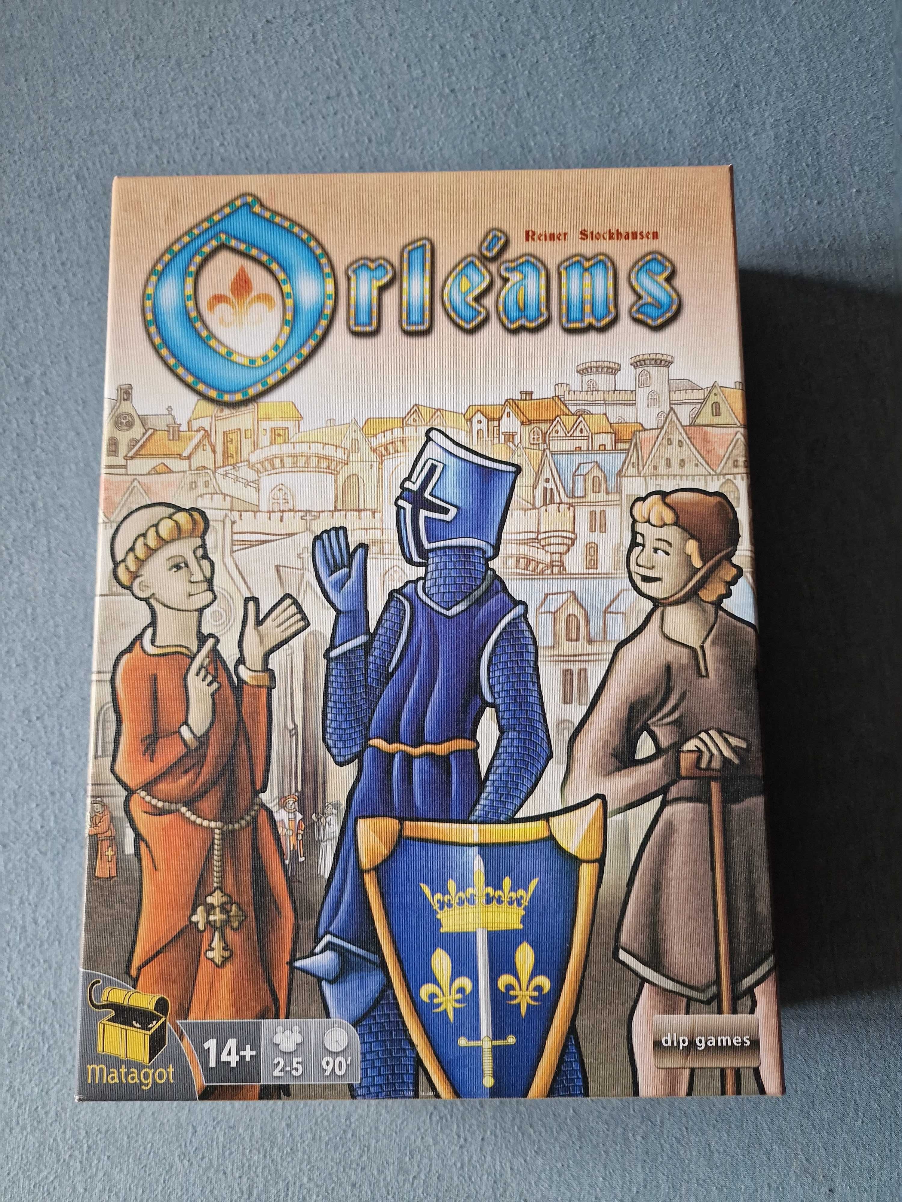 Orleans Orlean gra planszowa handel i intrygi, kafelki 1, 2, 3, 4, 5