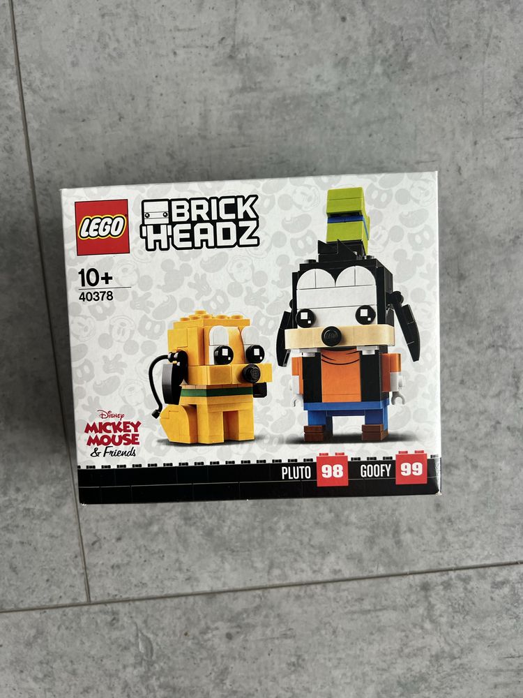 Lego 40378 BrickHeadz Pluto i Goofy Disney Nowe