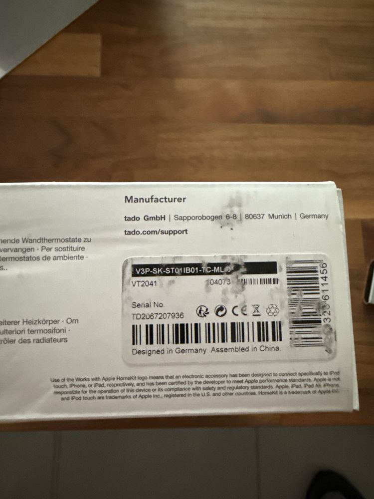 Nowy przewodowy termostat Tado Starter Kit V3+ Gw24m