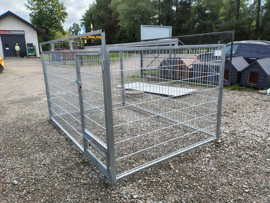 Kojec dla psa ocynkowany z siatki