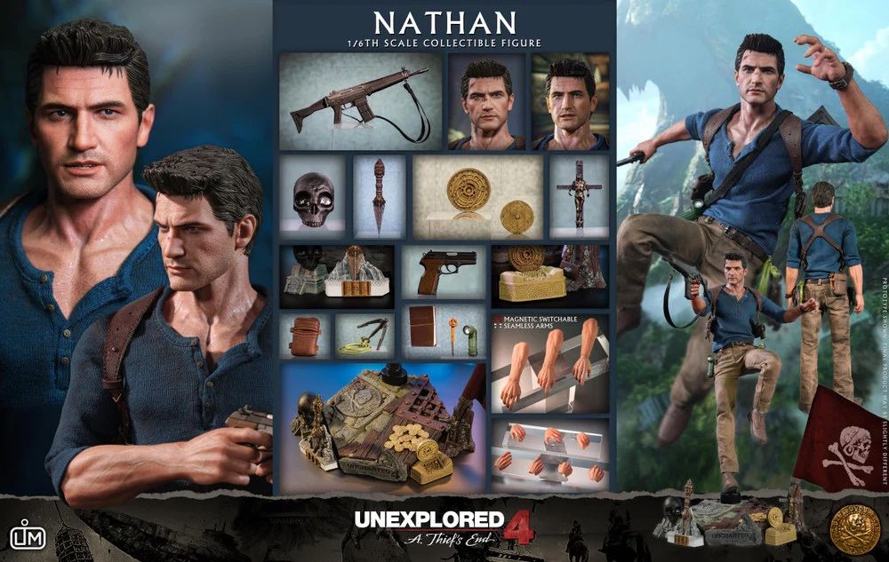 Фигурка 1/6 Uncharted NATHAN DRAKE Limtoys тип hot toys