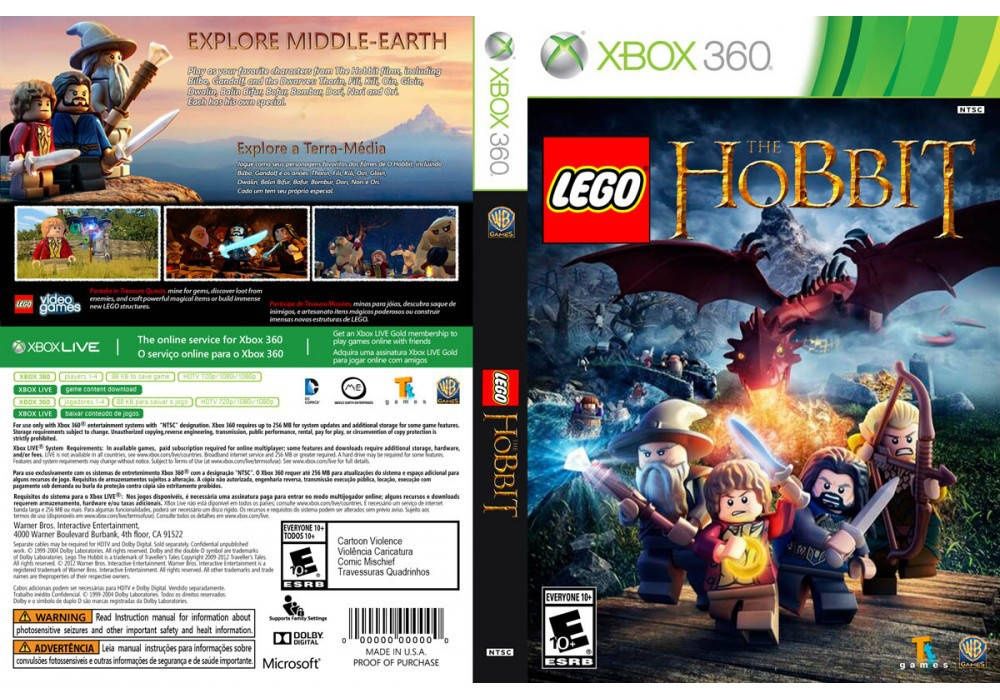 Гра LEGO The Hobbit охоплює перші два фільми трилогії «Хоббіт» Пітера