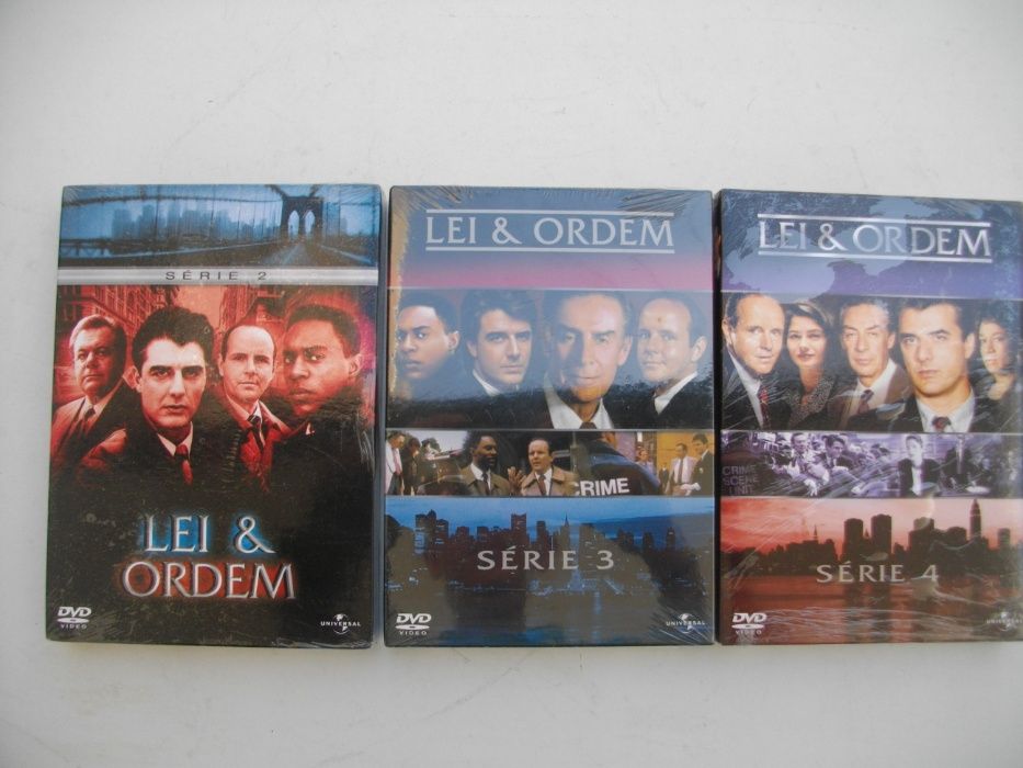 Série 2,3,4: Lei & ordem em DVD