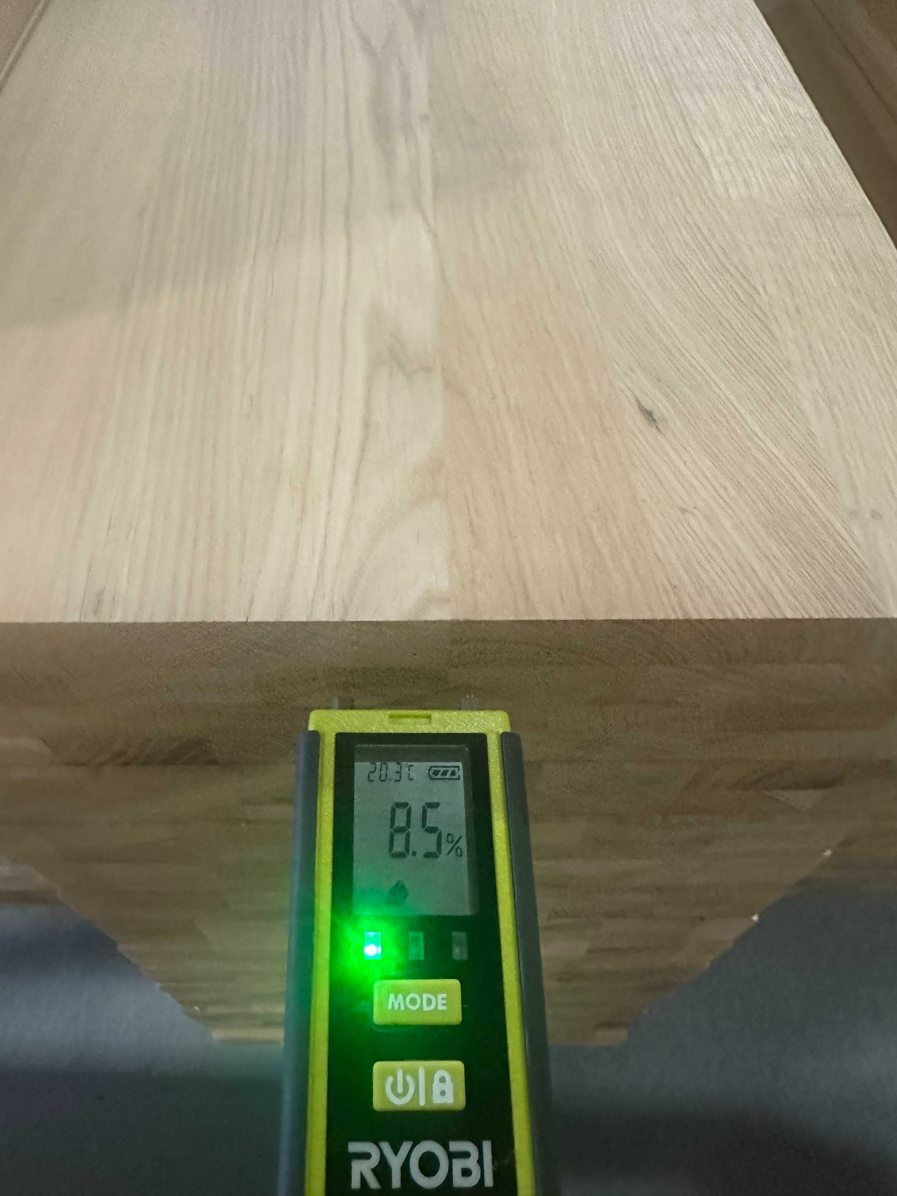 Blat dębowy 815x1290 mm grubość 40 mm