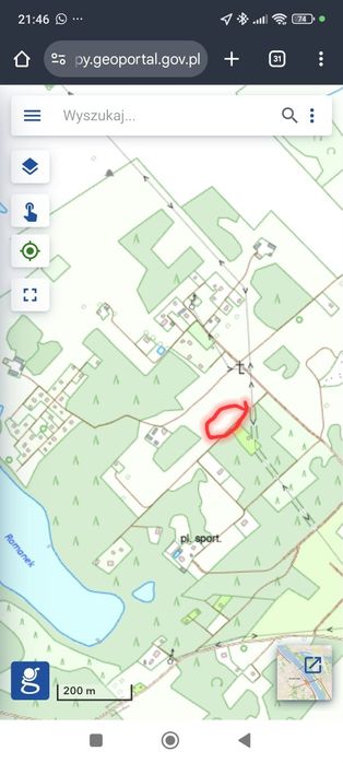 Mazury działka z warunkami zabudowy