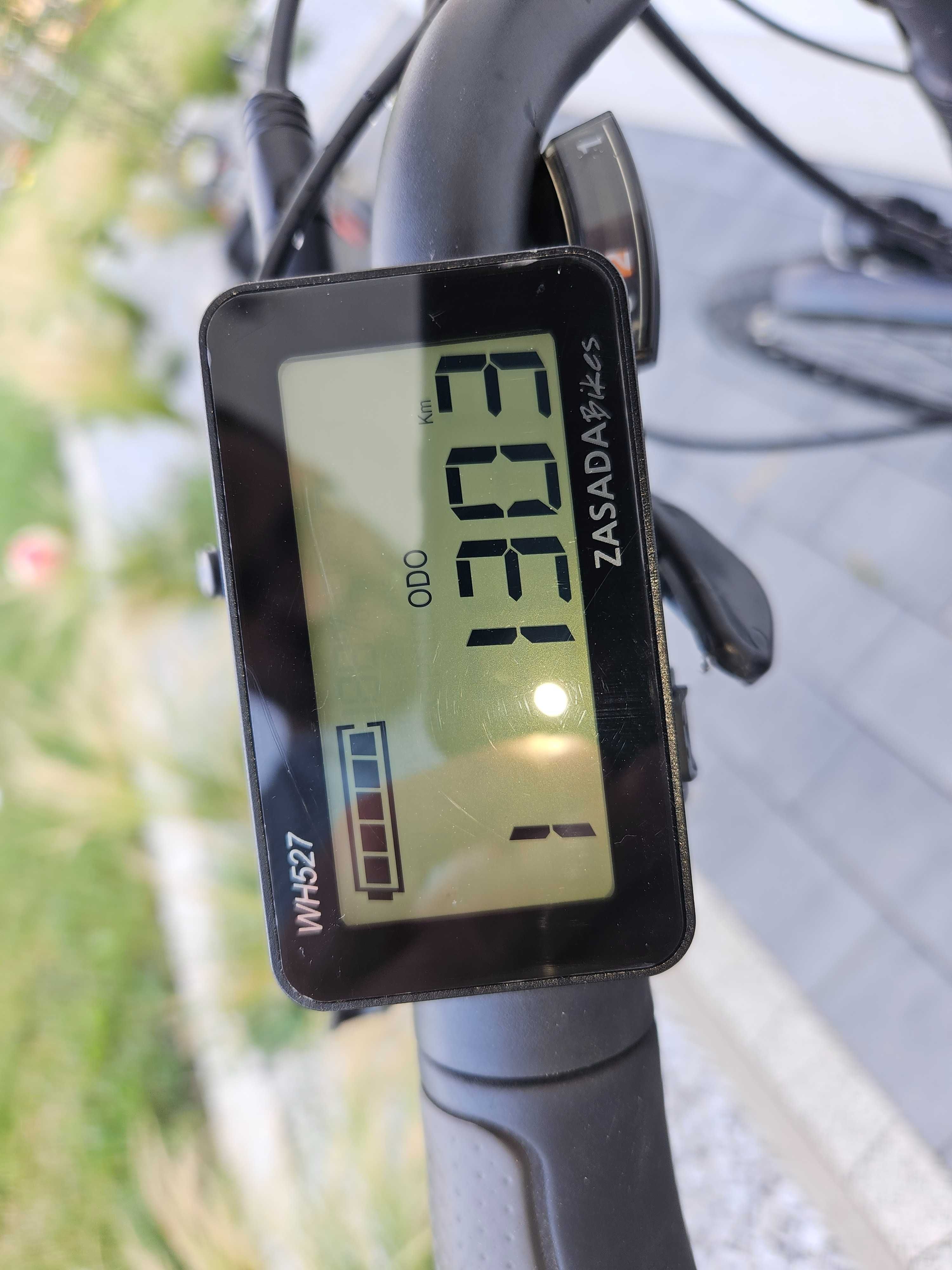 Rower elektryczny Maxim Locus silnik Bafang, osprzęt Shimano