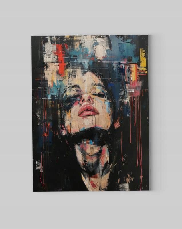 Obraz na płótnie Kobieta sztuka nowoczesna do domu pokoju salonu 45x60