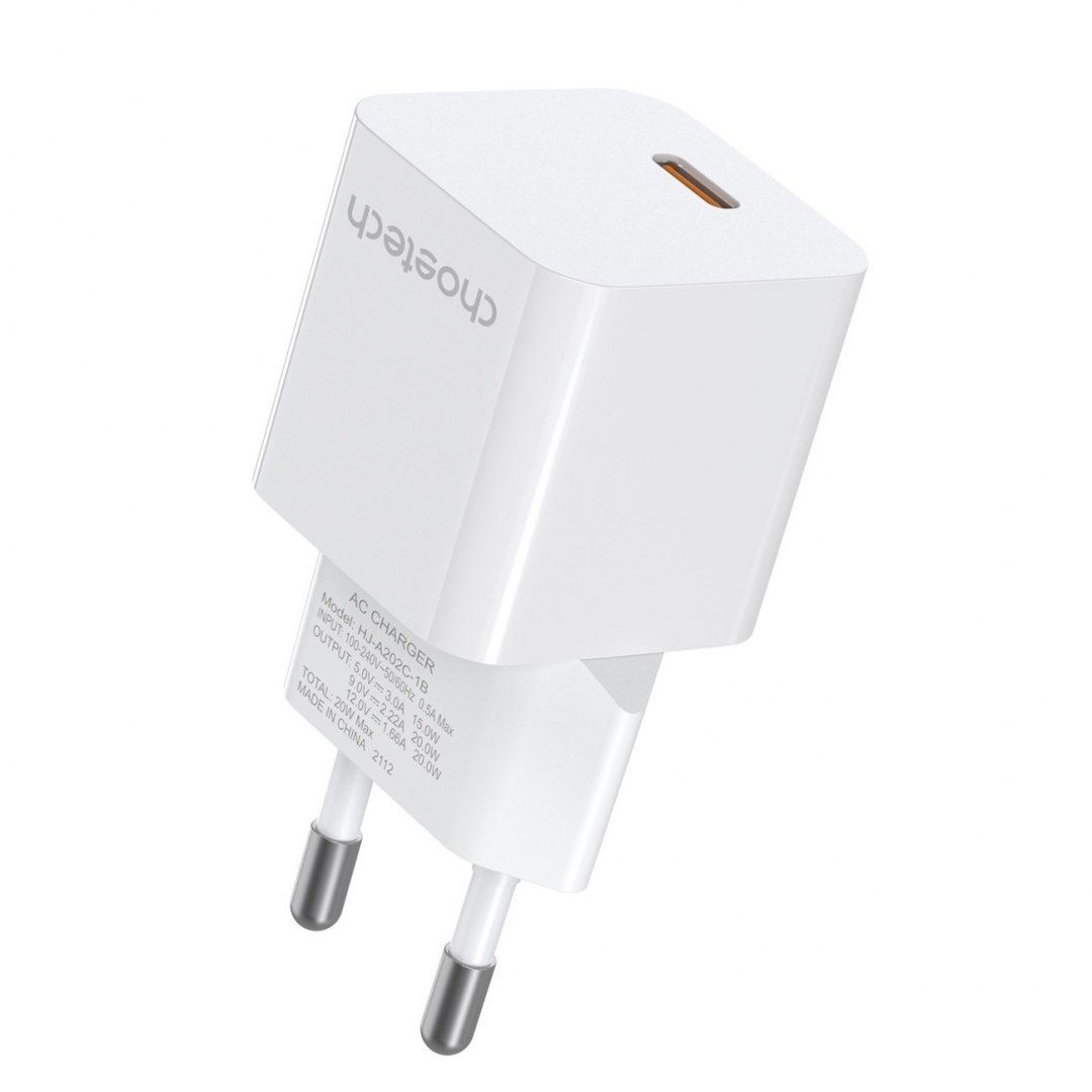 Choetech Ładowarka Sieciowa 20W Usb C iPhone 12 13 14 PRO MAX