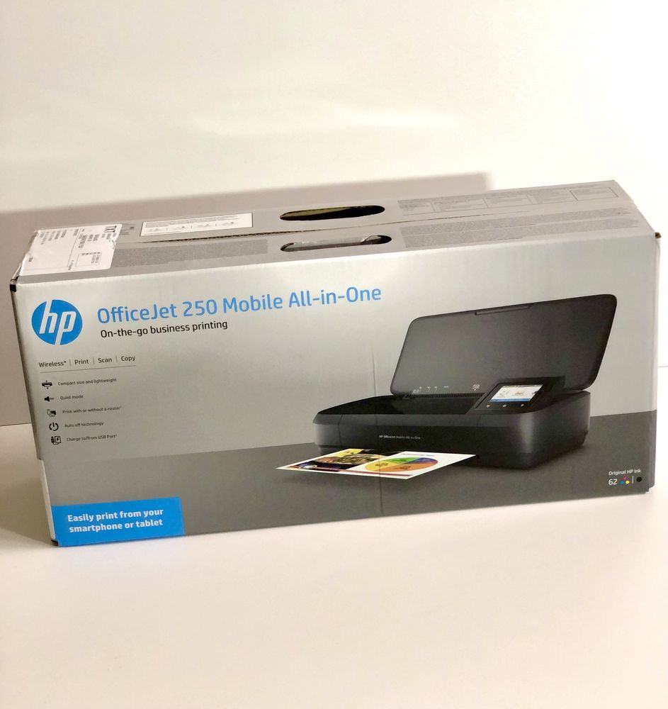 Бездротовий блютуз принтер HP OfficeJet 250 All-in-One Струменевий