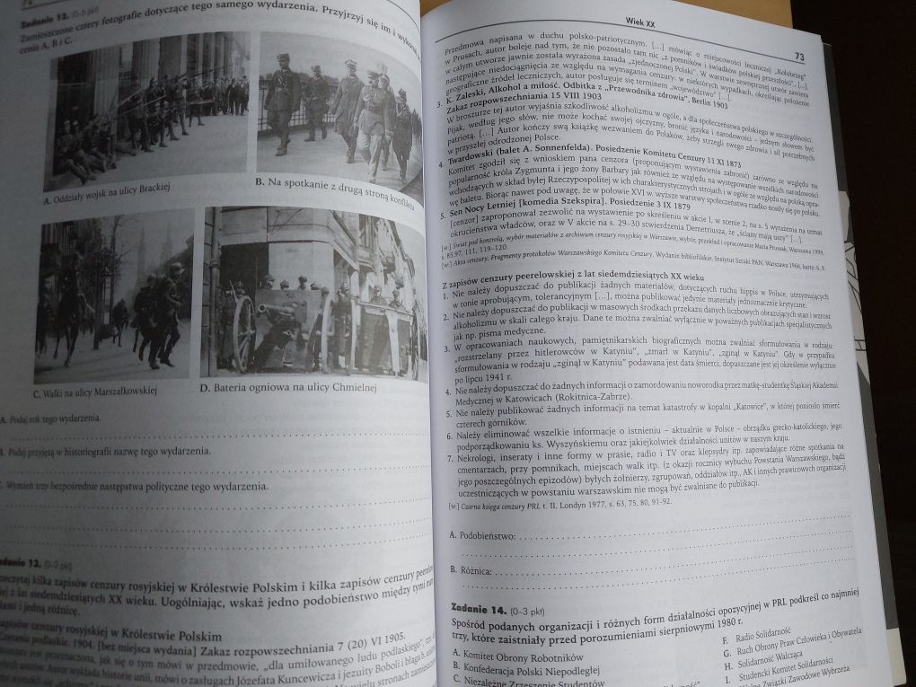VINTAGE! Matura na 100%. Historia. Testy maturzysty.