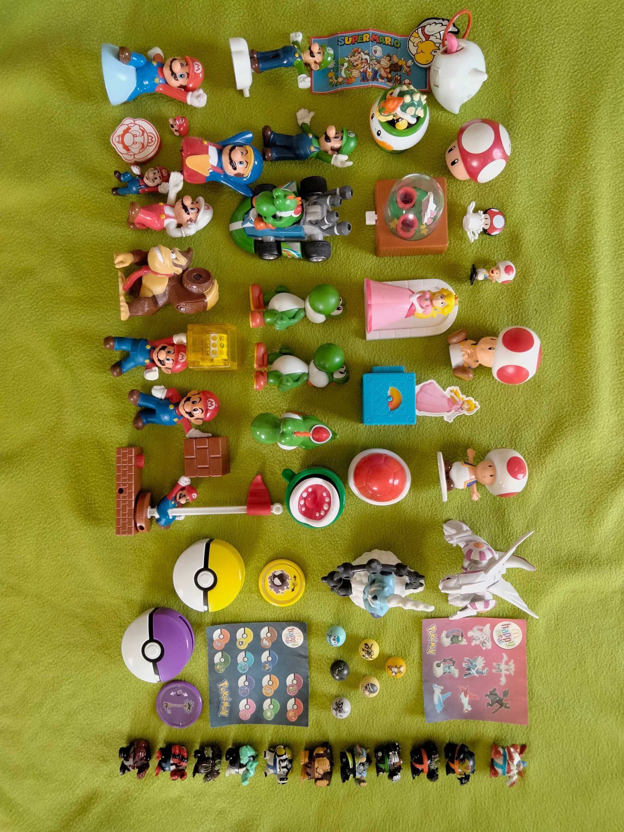 Mix zestaw figurek Super Mario Pokemon Ben 10 Sumo