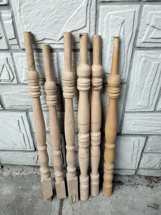 Drewniane tralki /balustrady /pionowe słupki do schodów balkonu tarasu