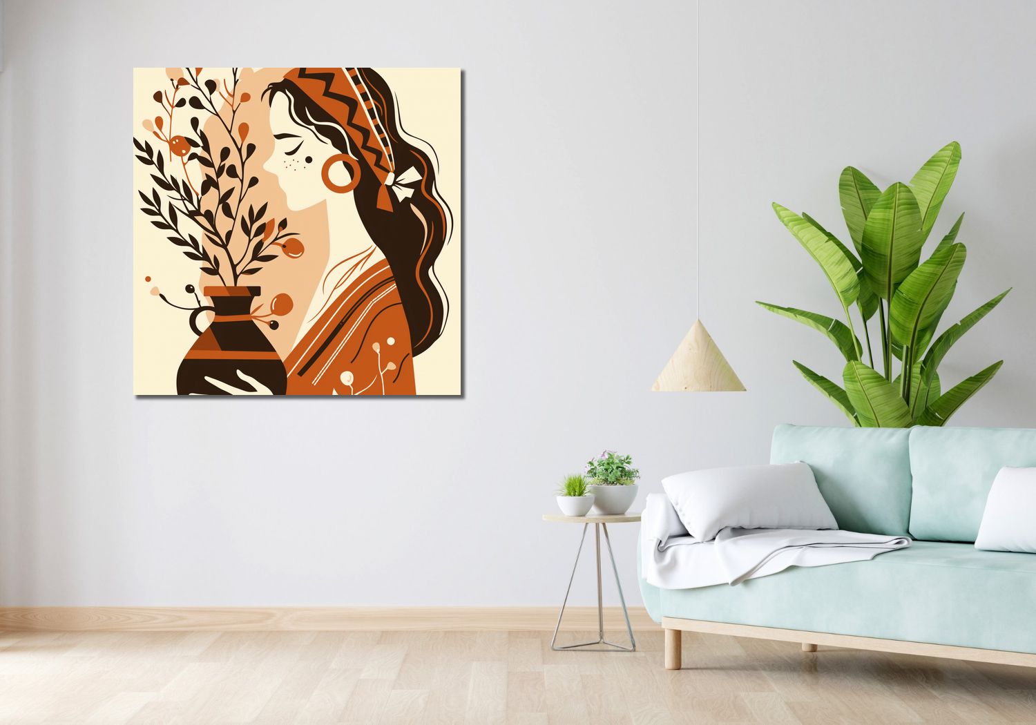 Obraz 100x100cm Natura Własnej Matki