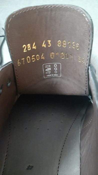 Buty męskie Ecco r 43 US 9-9,5 Oksfordy wkładka sportowa Rockport