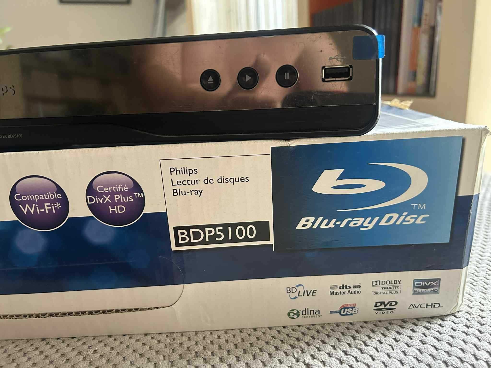 Blu-Ray Philips BDP5100 Wi-Fi