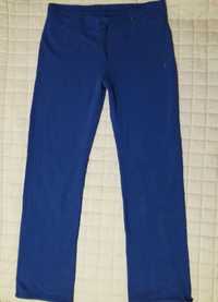 Брюки штани 48 розмір теплі бавовна трикотаж сині Soc