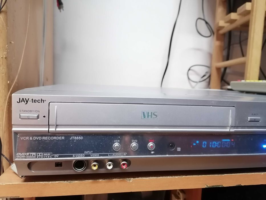 Magnetowid /Nagrywarka VHS/DVD-RW  JAY-TECH JT8850 HIFI STEREO pilot