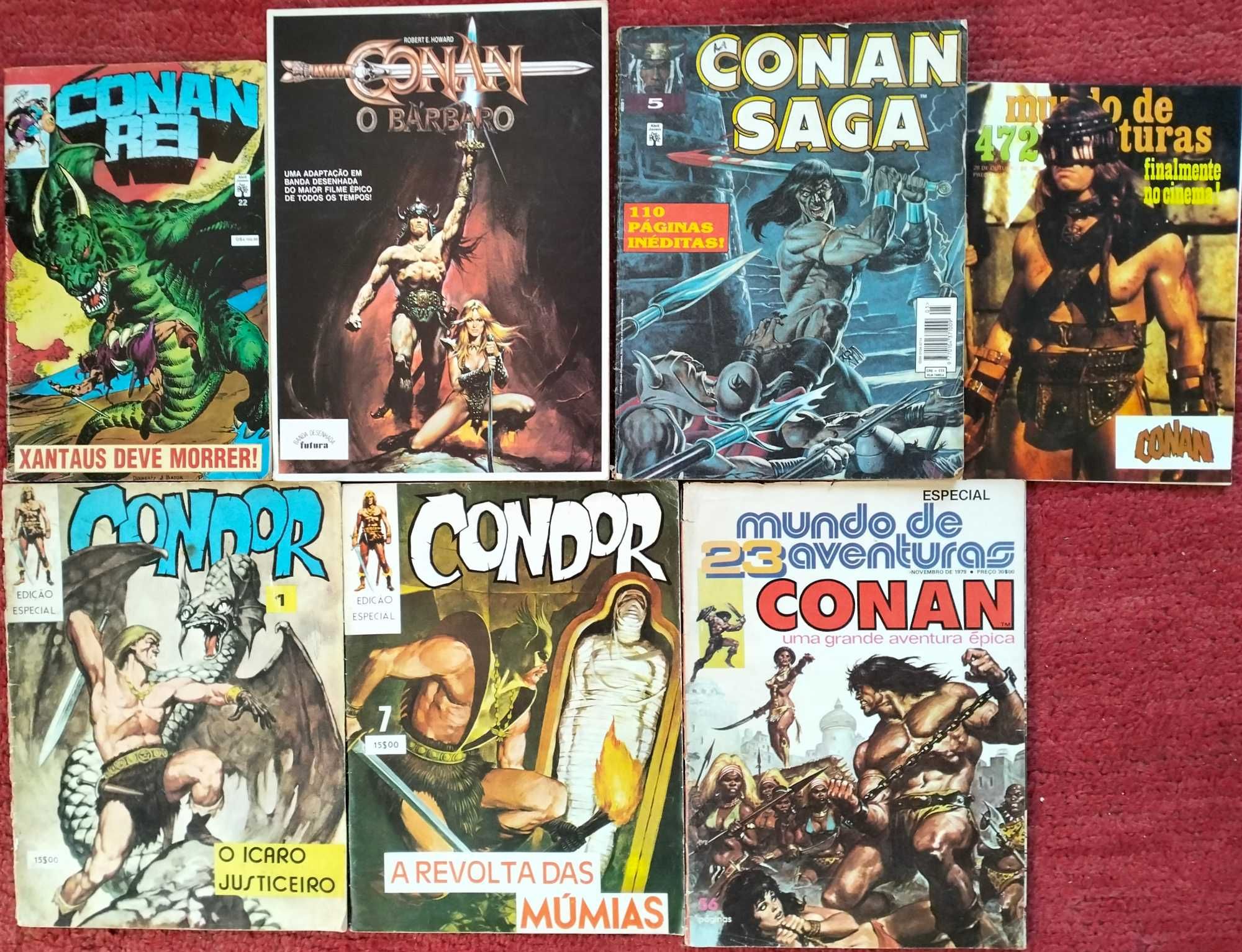 Conan, Condor e Zorro - BD várias revistas