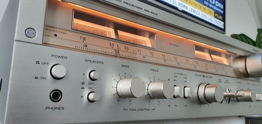Piękny Amplituner HITACHI  SR-804  /gwarancja rozruchowa/