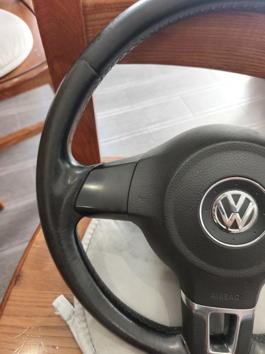 Volante golf mk7 completo com airbag