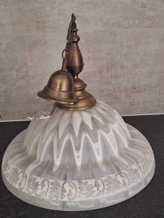 Lampa wisząca + abażur do małej lampki z kompletu do sprzedania