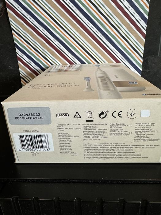 Електрична зубна щітка Philips Sonicare ExpertClean 7500 HX9691/02