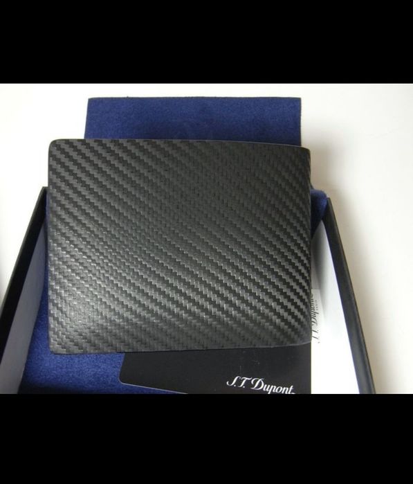 Carteira S.T. Dupont Défi Carbon “ORIGINAL” NOVO
