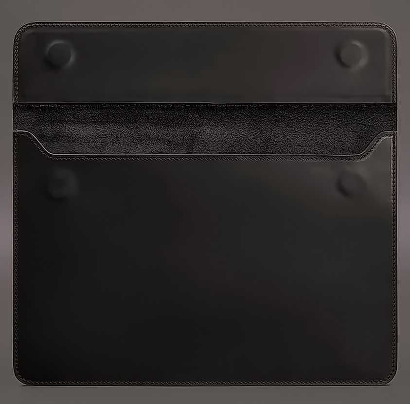 Кожаный чехол черный для MacBook Air 13'' (с 2018 года)