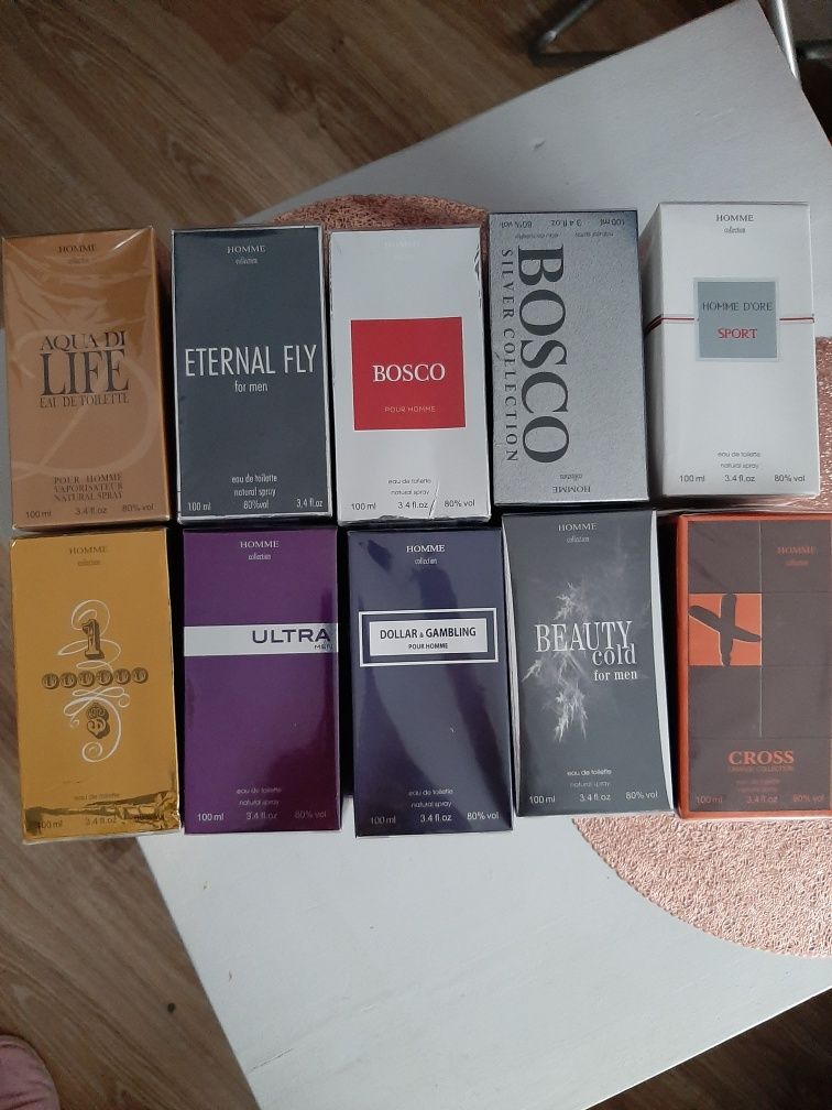 Perfumy damskie i męskie 60zł