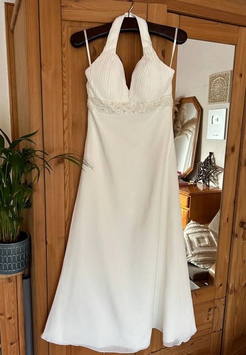 Свадебное длинное платье