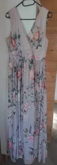 Sukienka maxi w kwiaty L/Xl