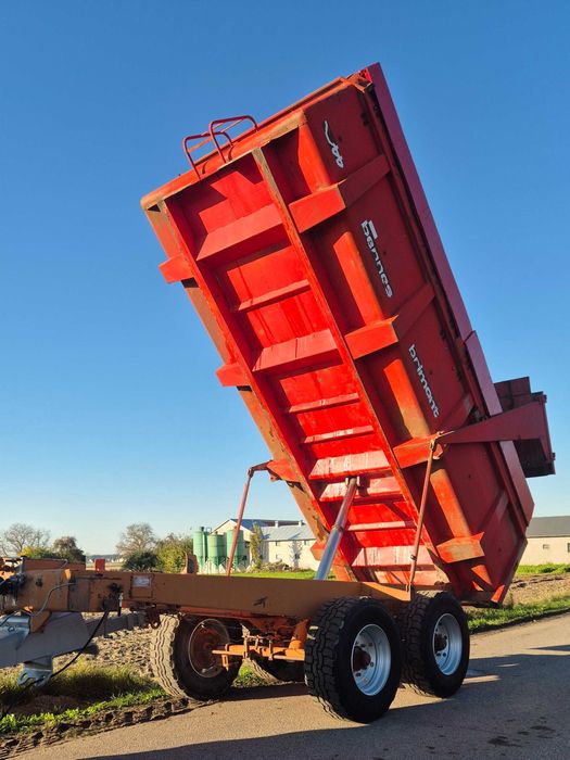 Przyczepa skorupowa wywrotka rolnicza tandem skorupa