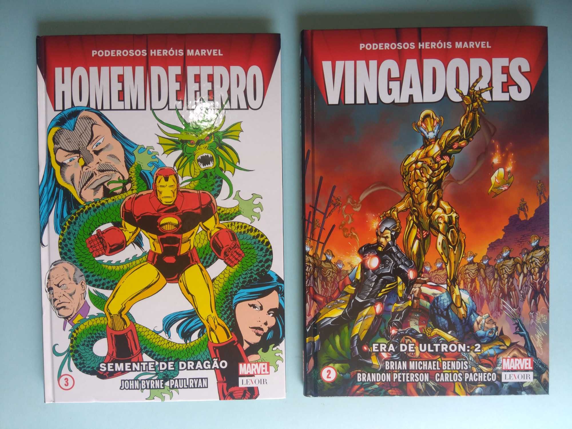 PODEROSOS HERÓIS MARVEL - Completa 15 volumes Ed. Levoir