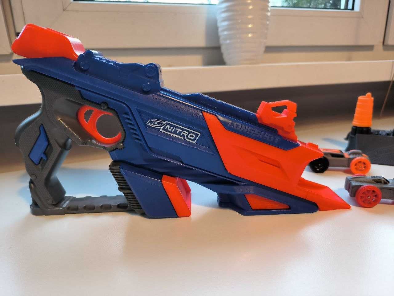 Wyrzutnia nerf nitro do samochodzików