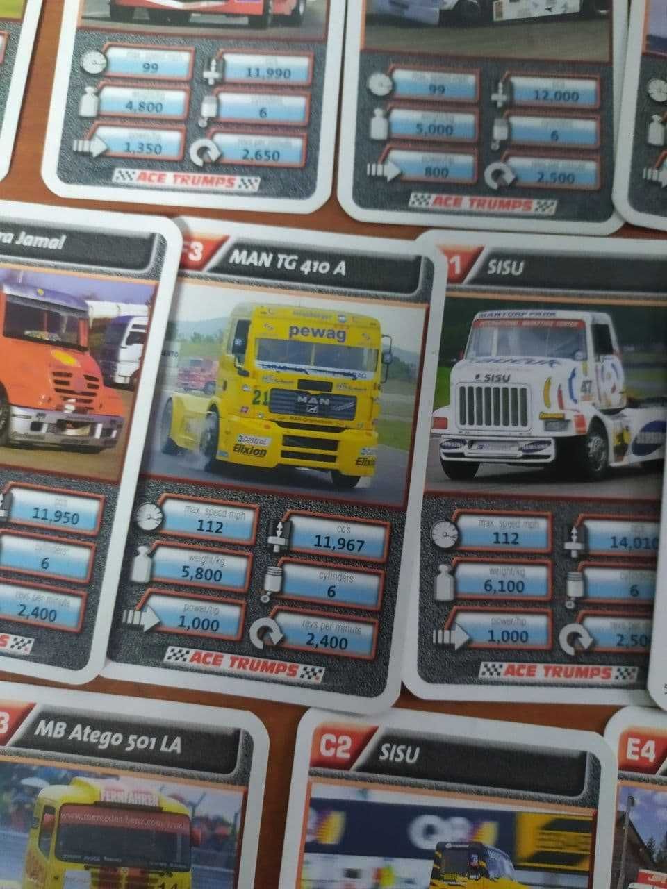 карточки ACE TRUMP  Racing Trucks