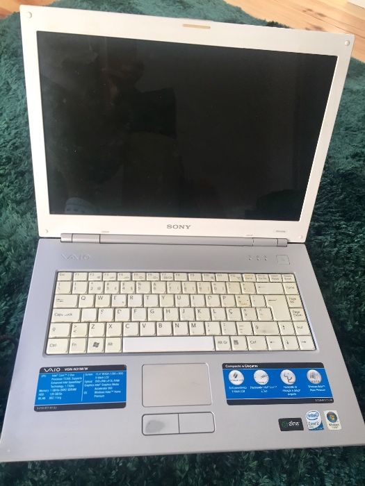 Computador portátil Sony Vaio branco