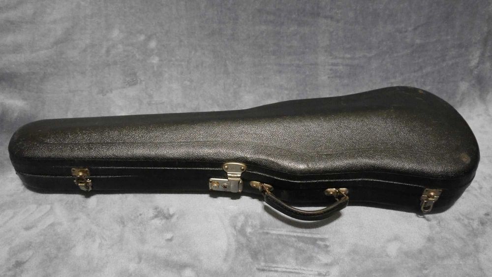 Skrzypce vintage w zielonym aksamicie, ponad 50 lat, kolekcjonerskie