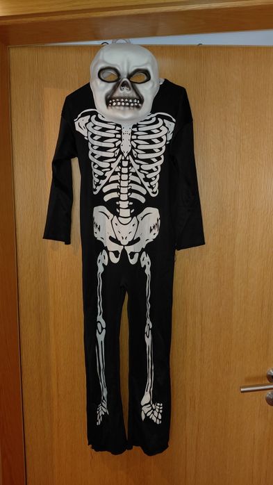 Fato Halloween Esqueleto